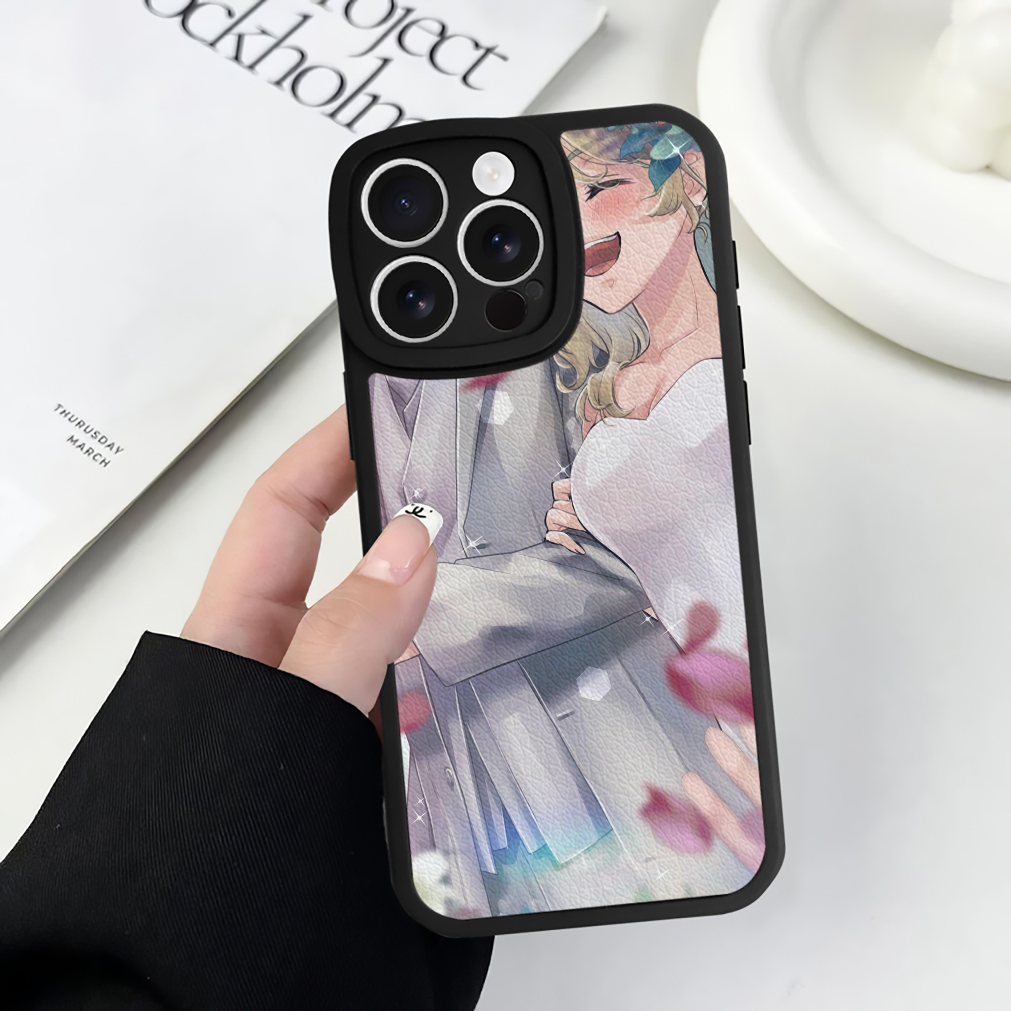（画像用） 東京リベンジャーズ Tokyo Revengers 【iPhone 16シリーズ対応】シリコンスマホケース（レザー調） 材質：シリコン